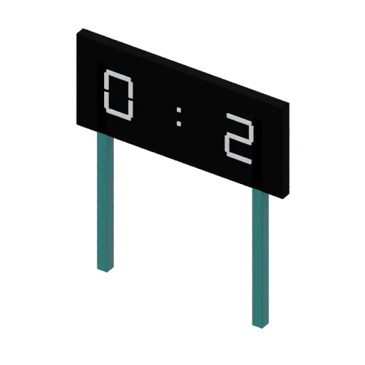 Scoreboard, 3D model preview