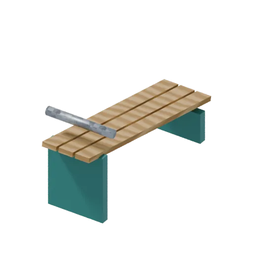 Sit up bench, 3D model preview