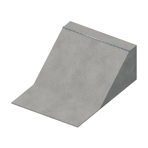 Skate bank, 3D model preview