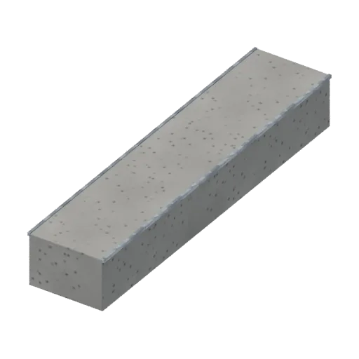 Skate ledge, 3D model preview