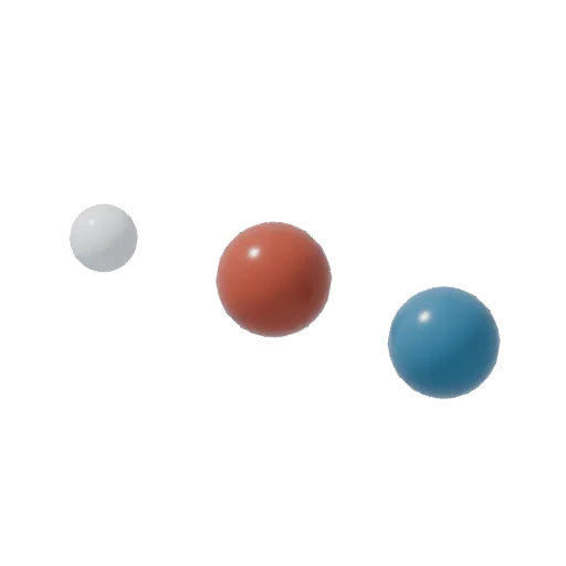 Table game balls, 3D model preview