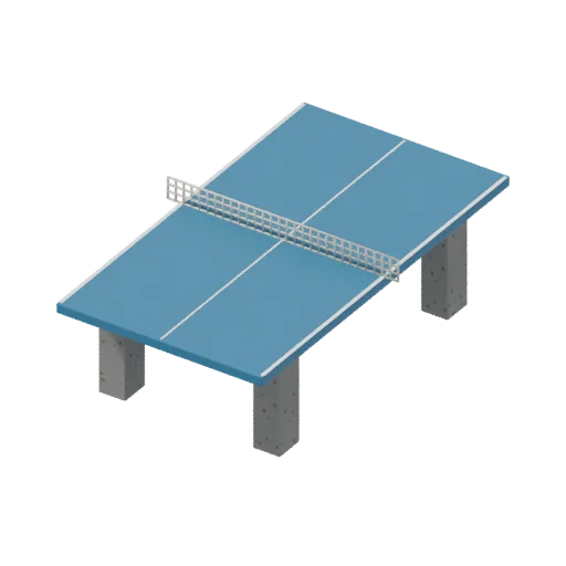 Table tennis, 3D model preview