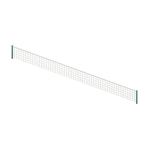 Tennis net, 3D model preview