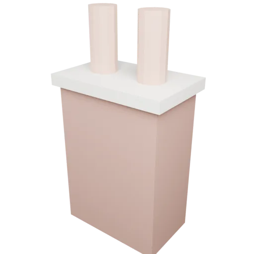 Chimney stack, 3D model preview