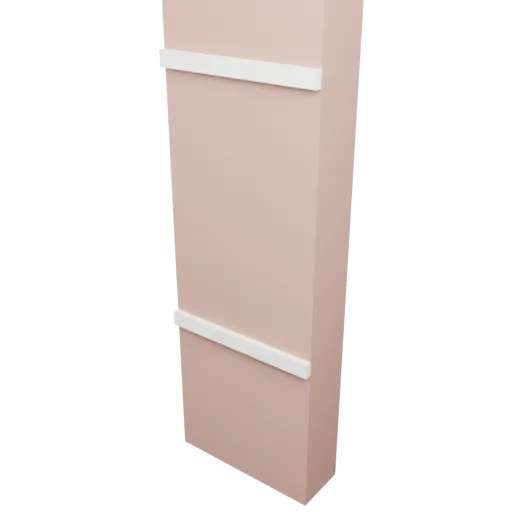 Passage upper (1 m brick strip), 3D model preview