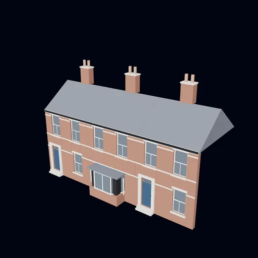 Three-house run (kit assembly proof), assembly preview
