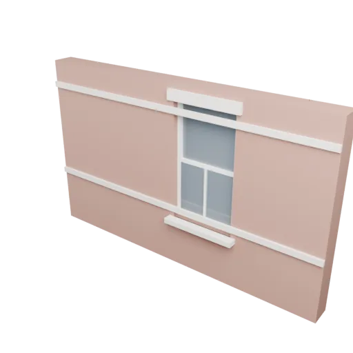 Wall bay (one sash), 3D model preview